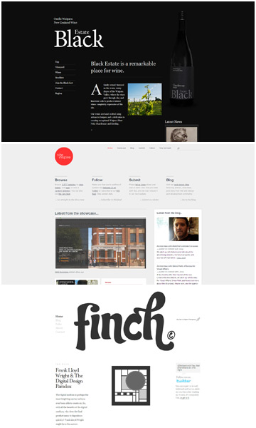 Minimalista weboldal
